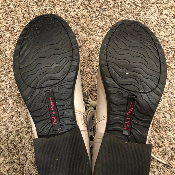 Pink & Pepper studded combat boots - Picture 6 of 10